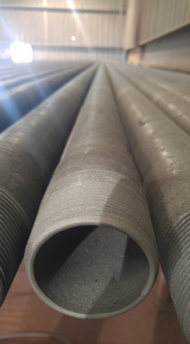 Burned out and blasted to a Nace Finish for IPC coating.